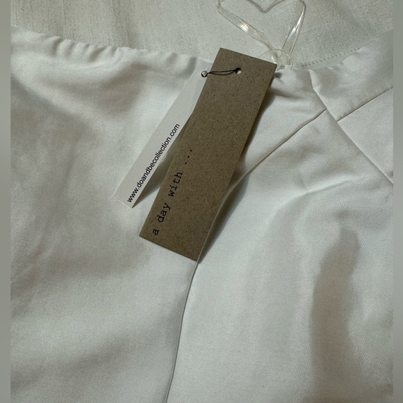 Do+Be | White Satin Off Shoulder Midi Dress | S - Picture 9 of 13